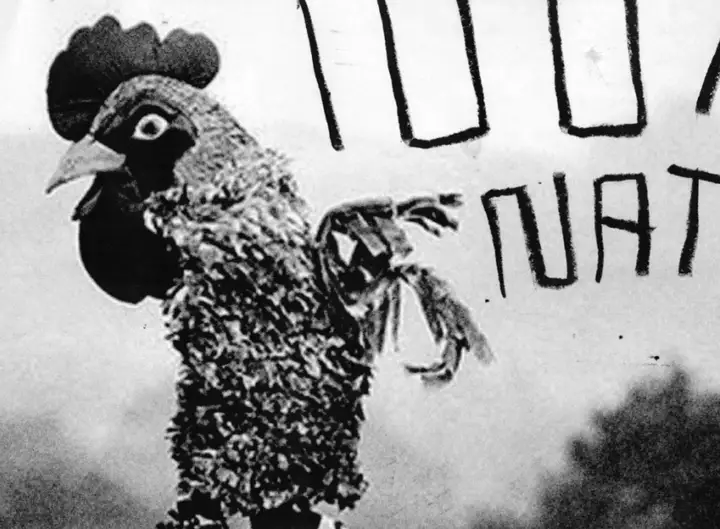 Vase of flowers on a table