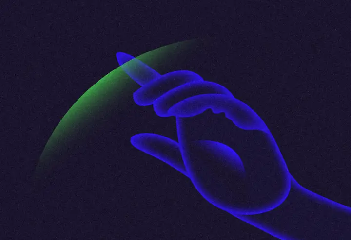 Person eating ice cream